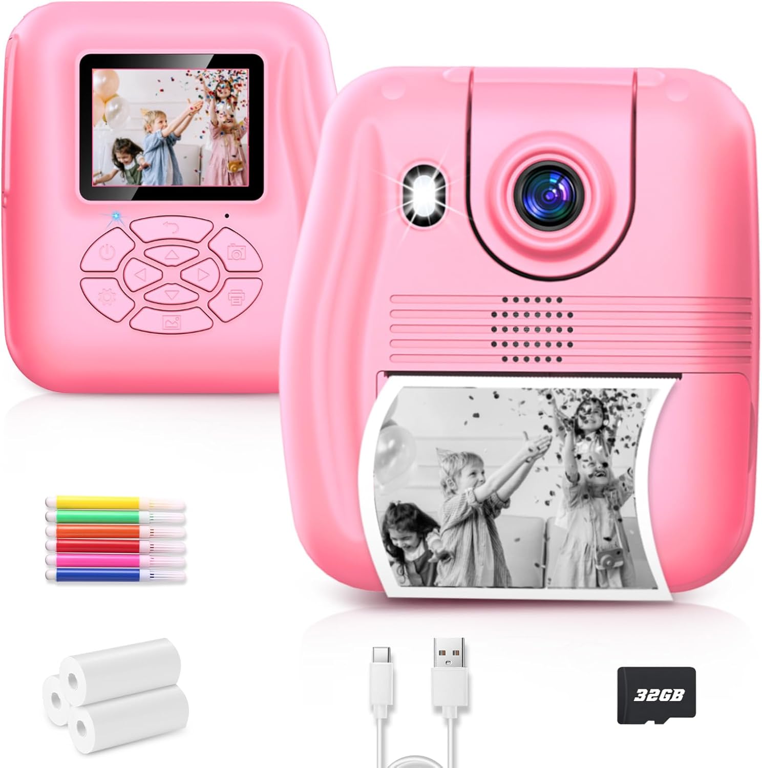 Instant Print Kids Camera - Fun Selfies in a Snap!