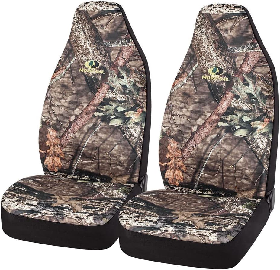 Mossy Oak Full Camo Seat Covers High Back for Bucket Seats