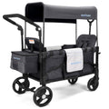 Double-Seater Baby Wagon with Canopy - Smooth All-Terrain Ride