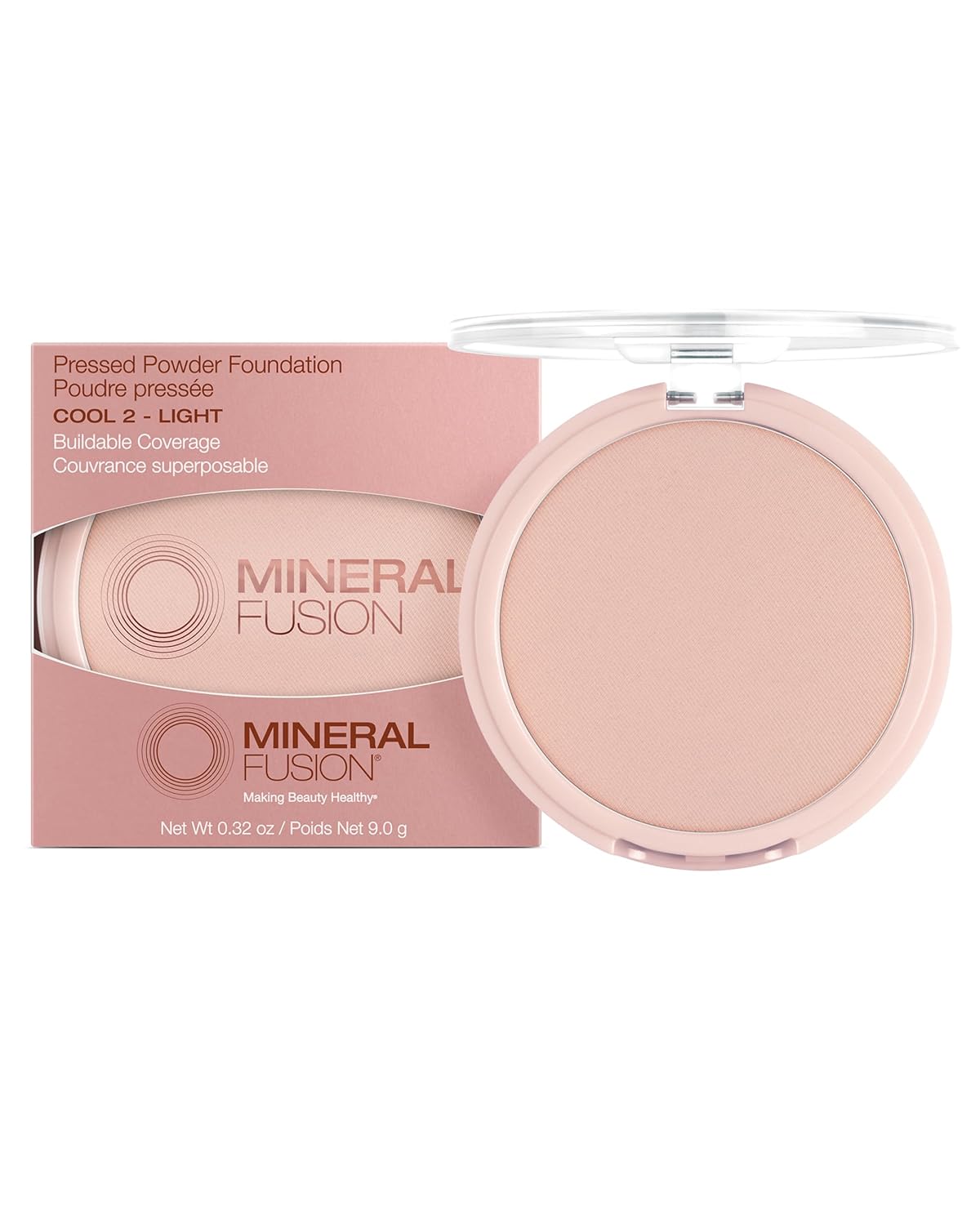 Mineral Fusion Pressed Powder Foundation for Fair-Medium Skin
