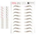 Temporary Eyebrow Tattoos 5 Pack - Natural HairLike Strokes Brows