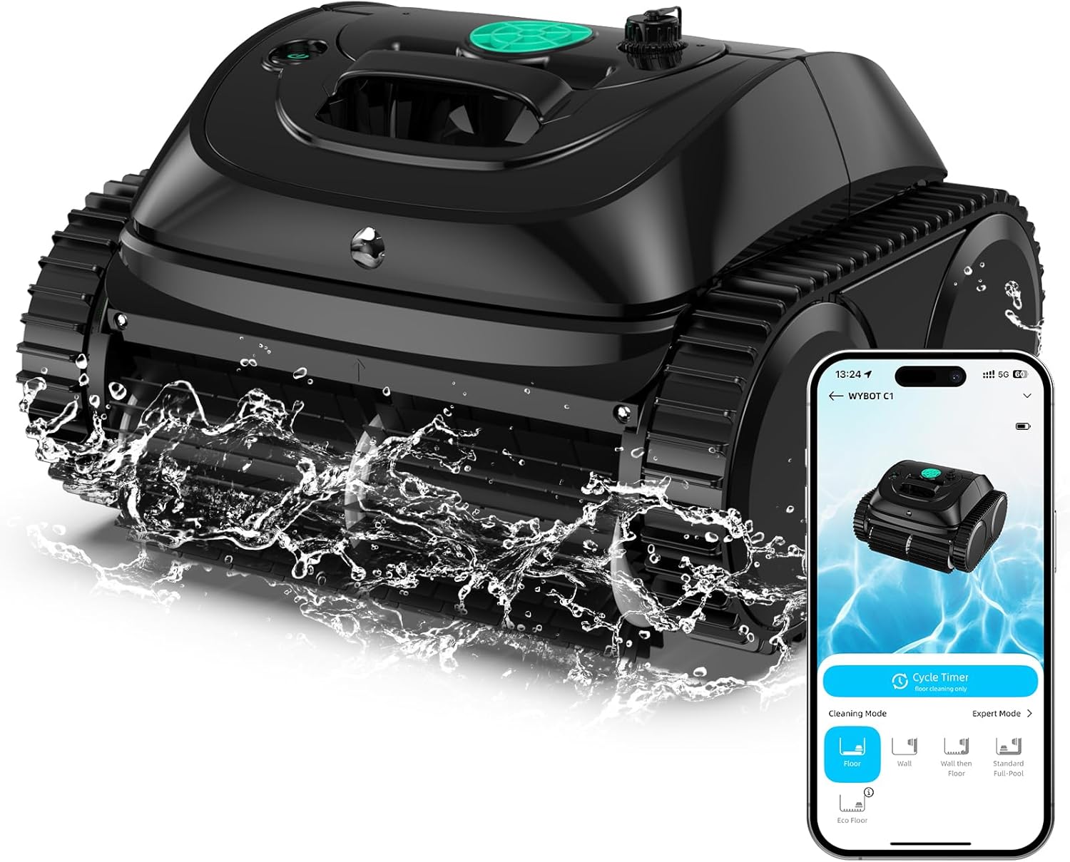 WYBOT C1 Robotic Pool Vacuum: Smart Cleaning for Inground Pools