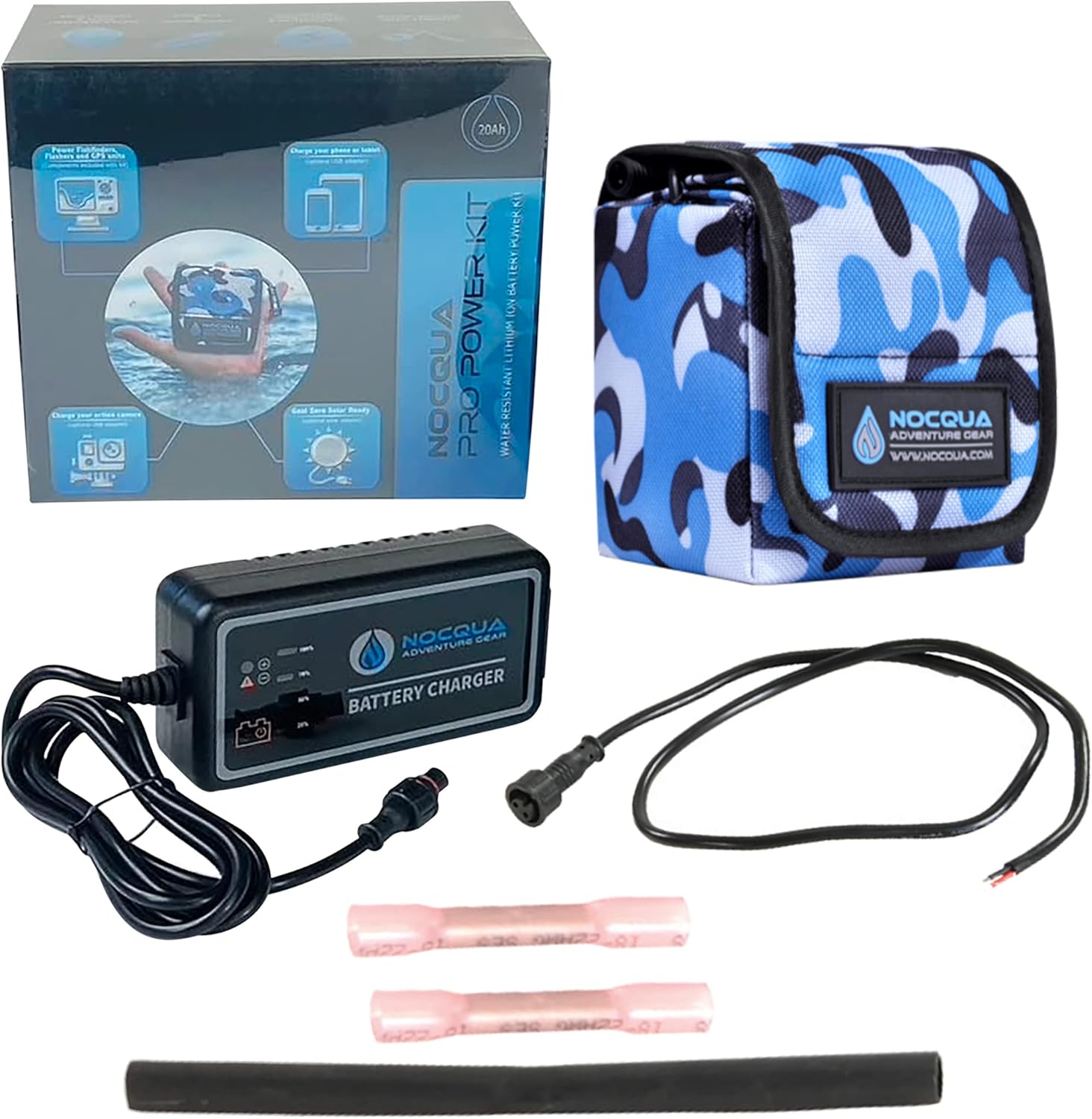 Pro Power Water-Resistant Battery & Charger Kit for 12V Devices