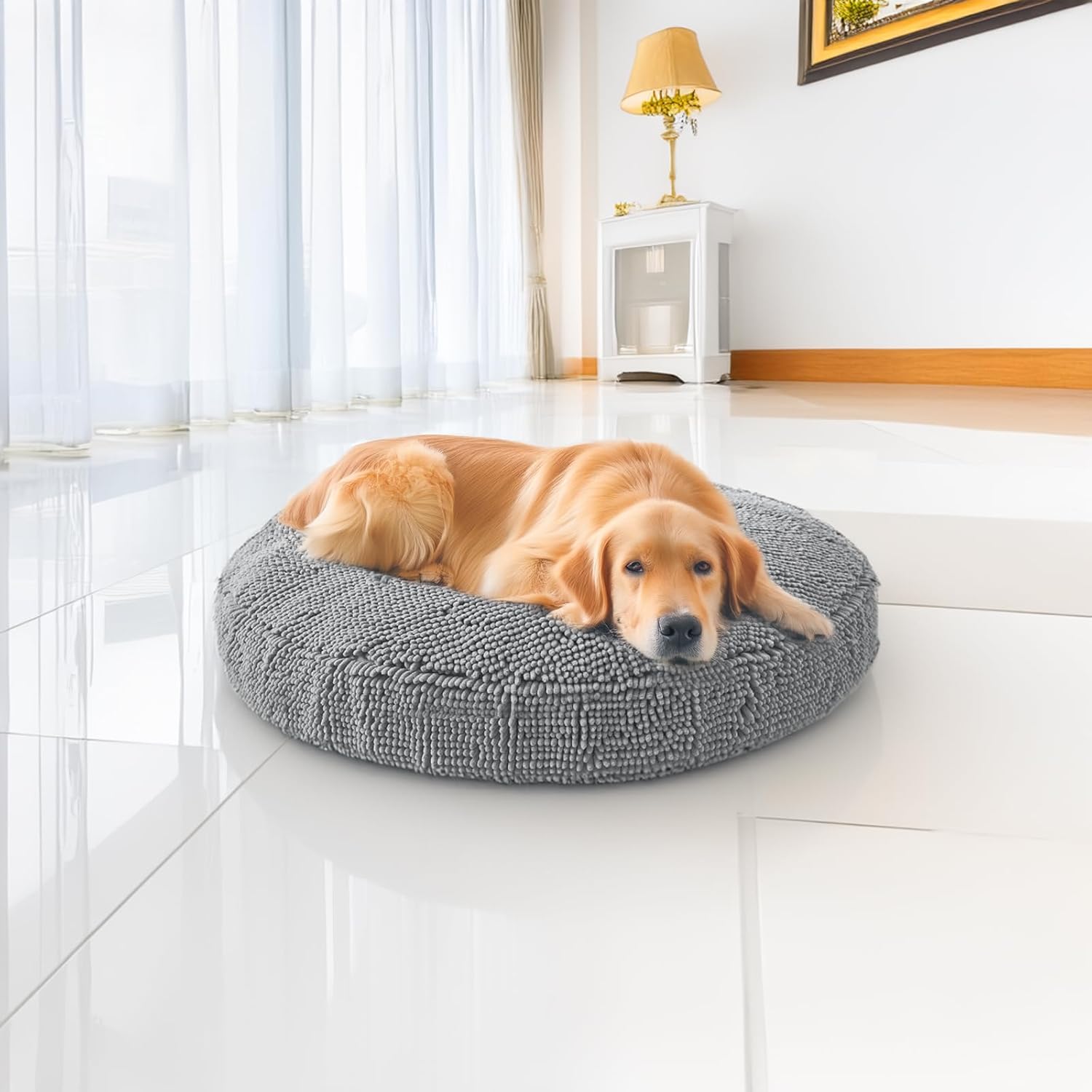 Muddy Mat Cloud K-9 Bed for Dogs & Cats - Soft Chenille Comfort