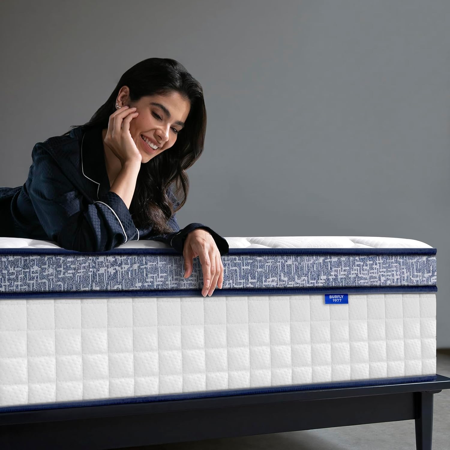 Twin Mattress 8 Inch Hybrid Memory Foam for All Sleep Positions