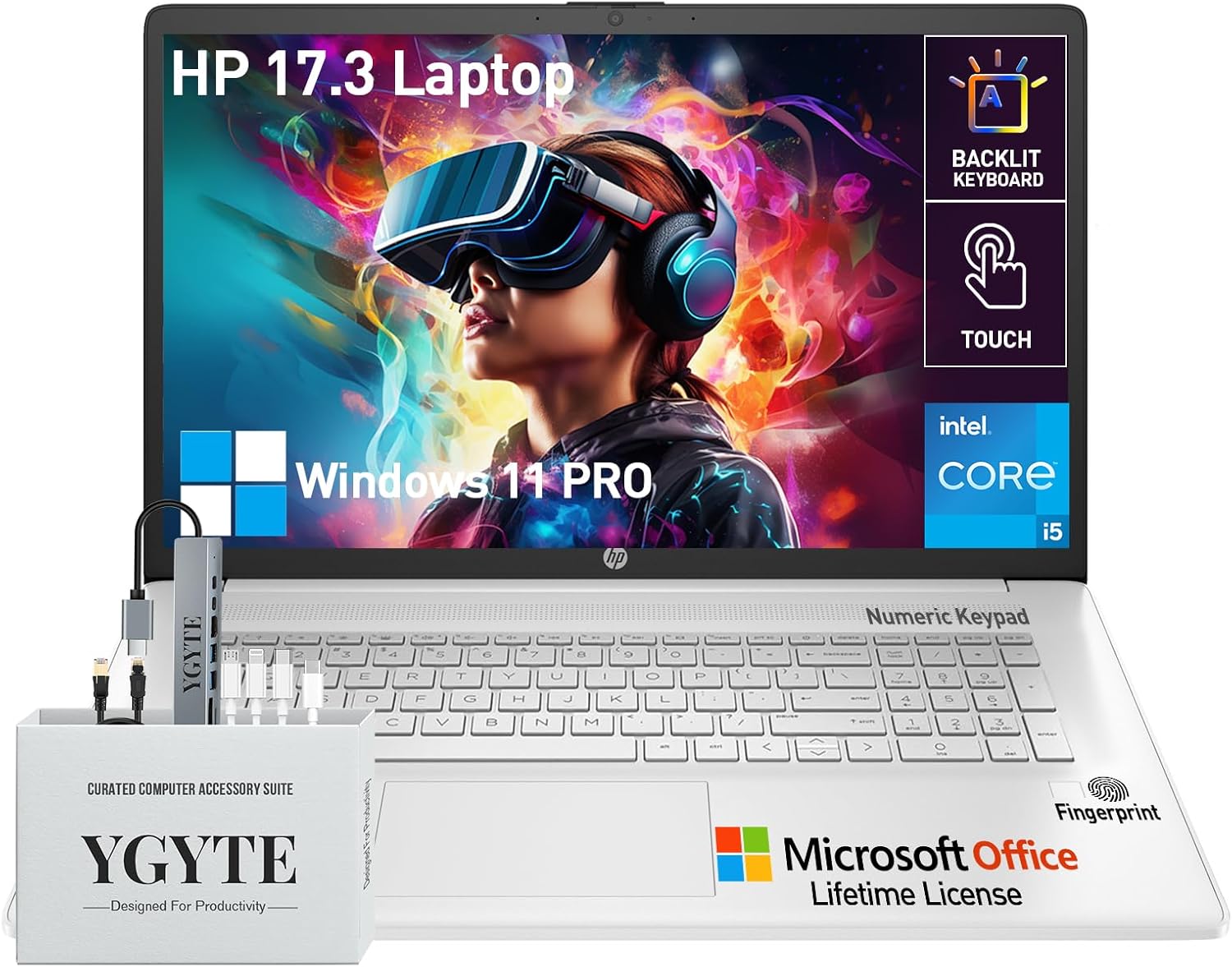 HP 17.3 Touchscreen Laptop with Intel Core i5 and 32GB RAM