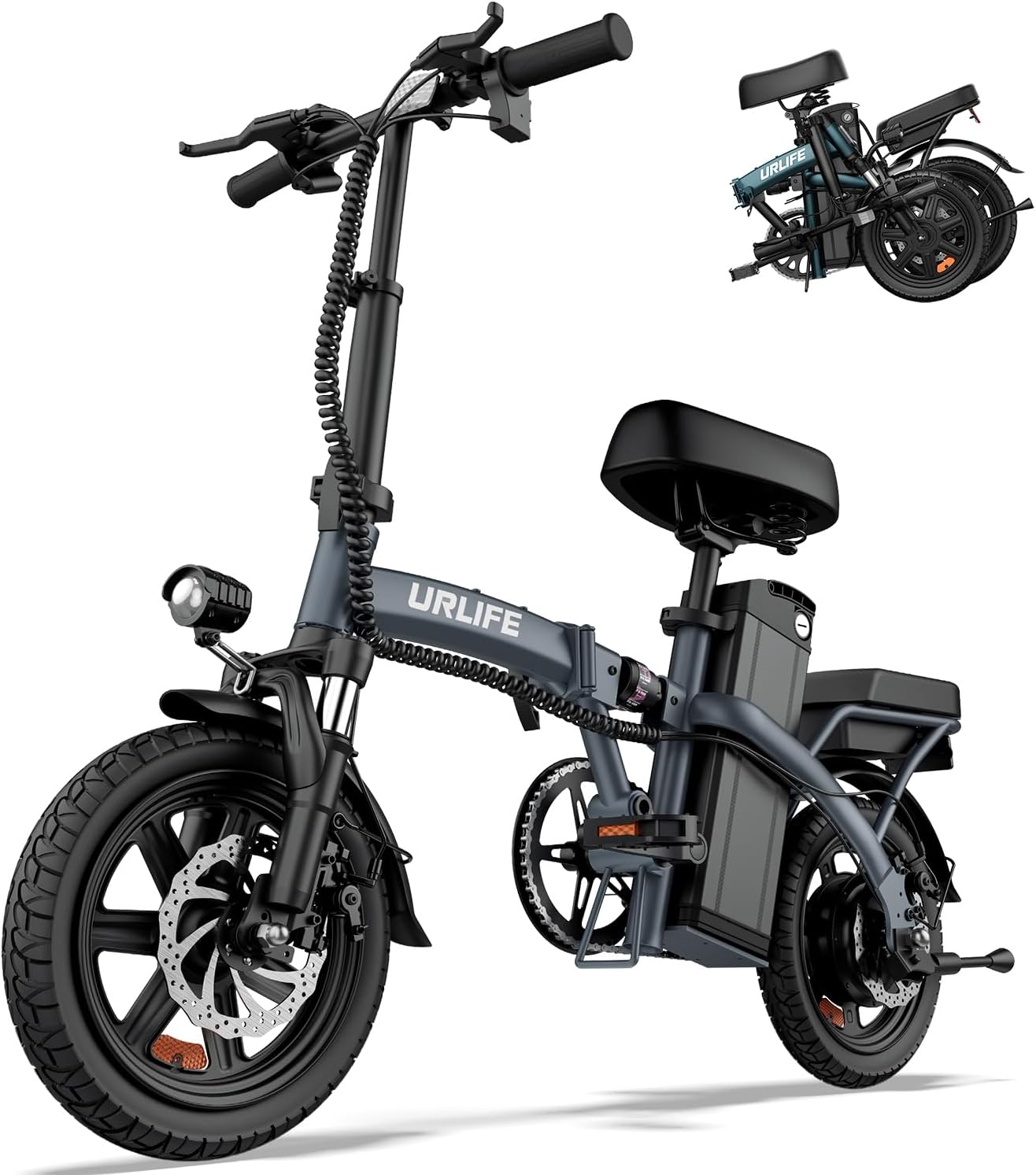 URLIFE Electric Bike for Adults with 500W Motor and Long Range