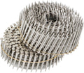 findmall 3600 Count 2in x.090in 15-Degree Ring Shank Siding Nails
