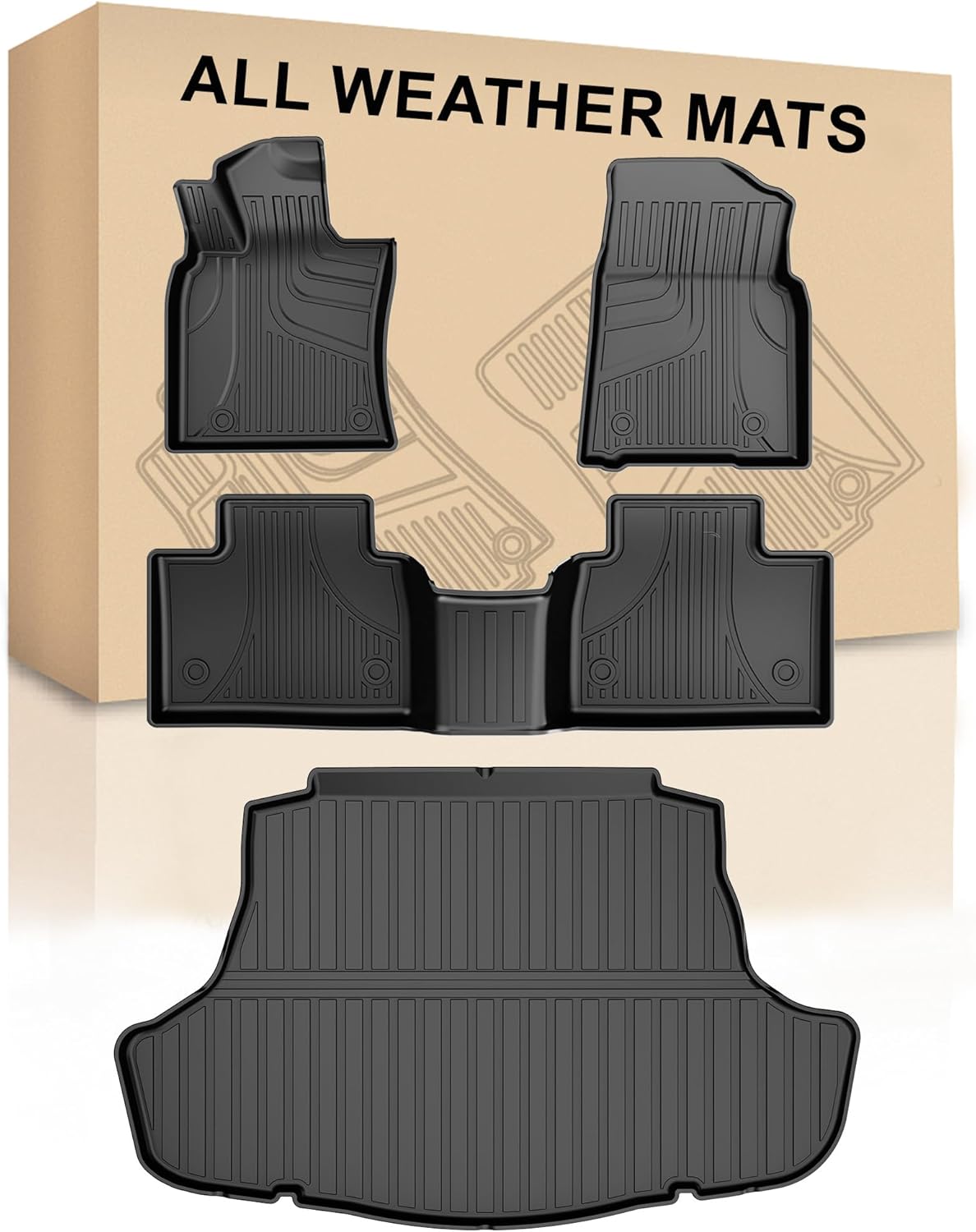 Custom Fit Floor Mats & Cargo Liner for 2018-2024 Toyota Camry