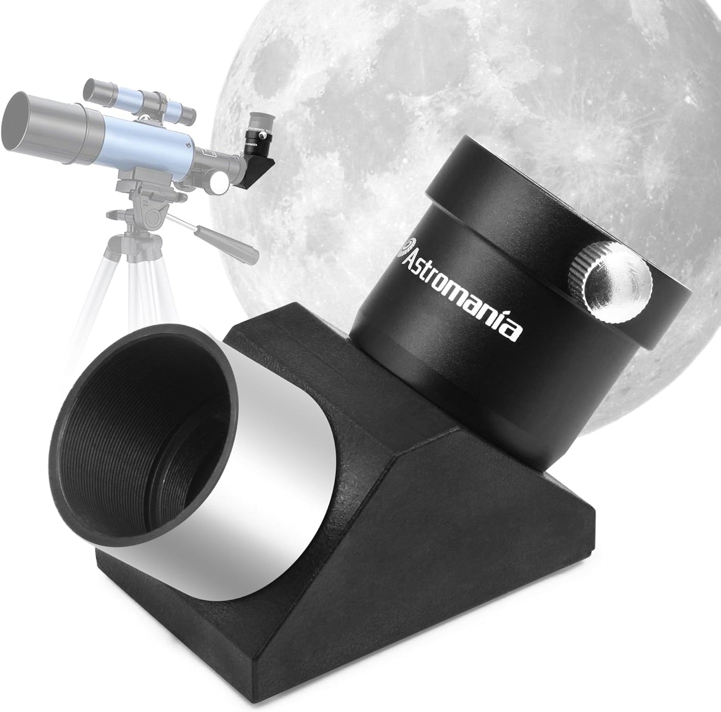 Astromania 1.25 Inch Telescope Diagonal for Clear Viewing