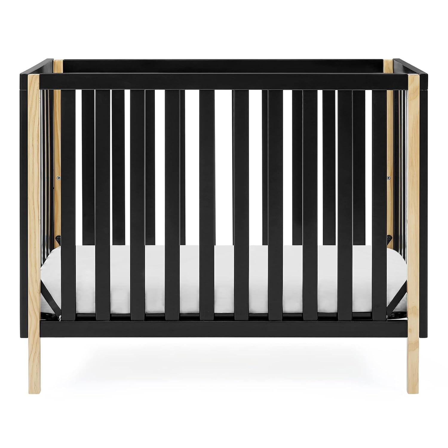 Delta Children Gio Mini Crib with Comfortable Mattress Included