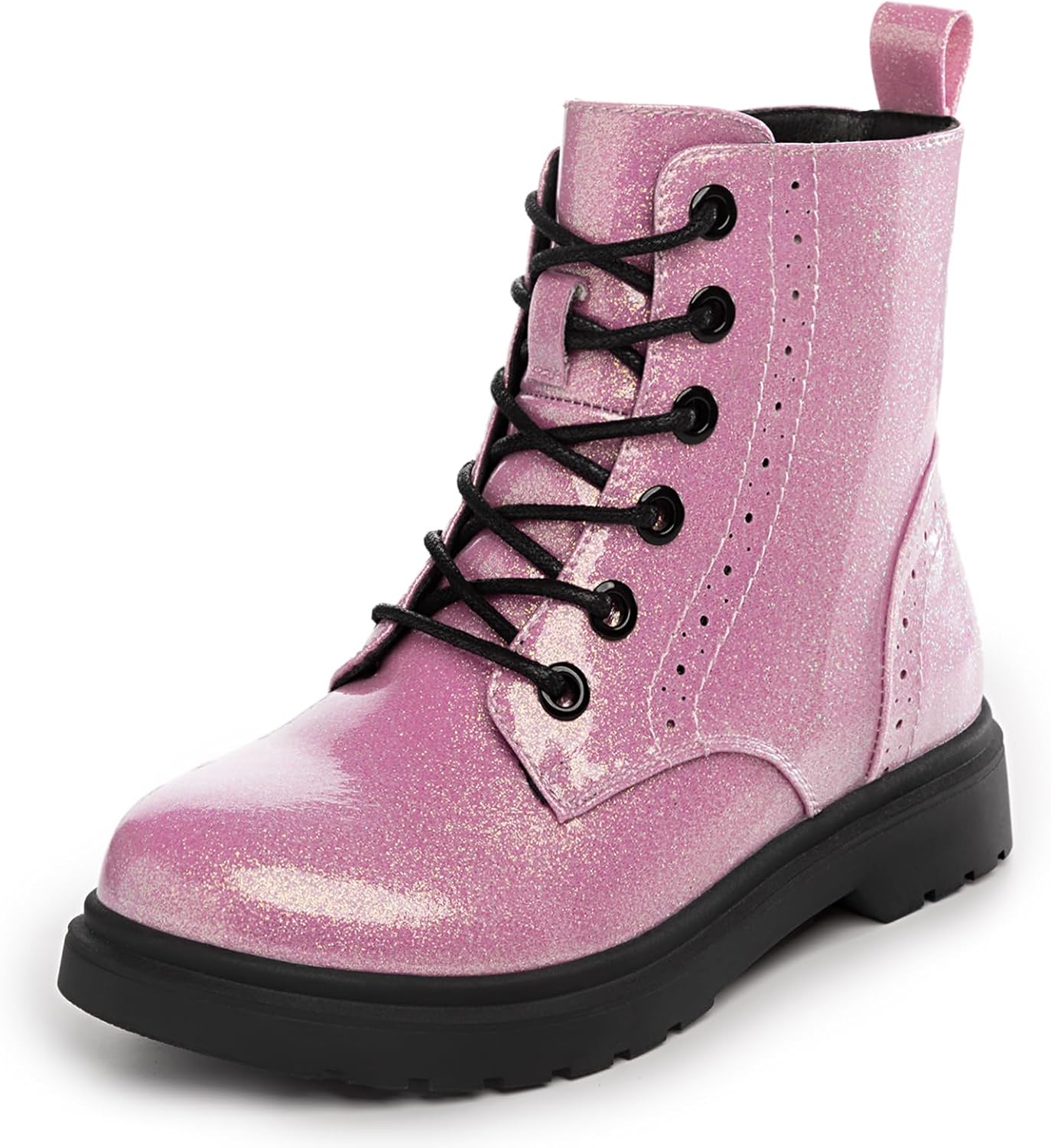 Athlefit Boys Girls Waterproof Combat Boots for Kids Stylish