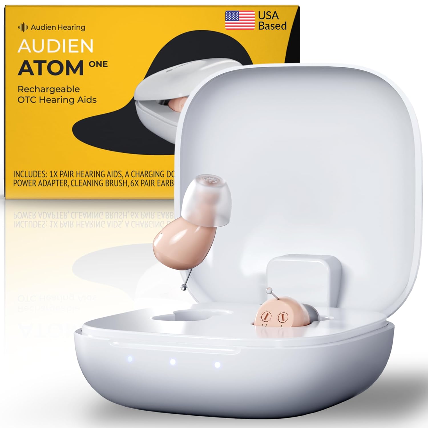 Audien Atom One OTC Hearing Aids for Clear Sound and Comfort