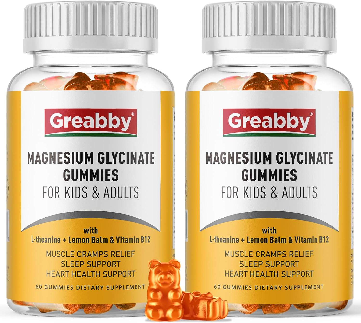 Magnesium Glycinate Gummies for Sleep and Muscle Relaxation