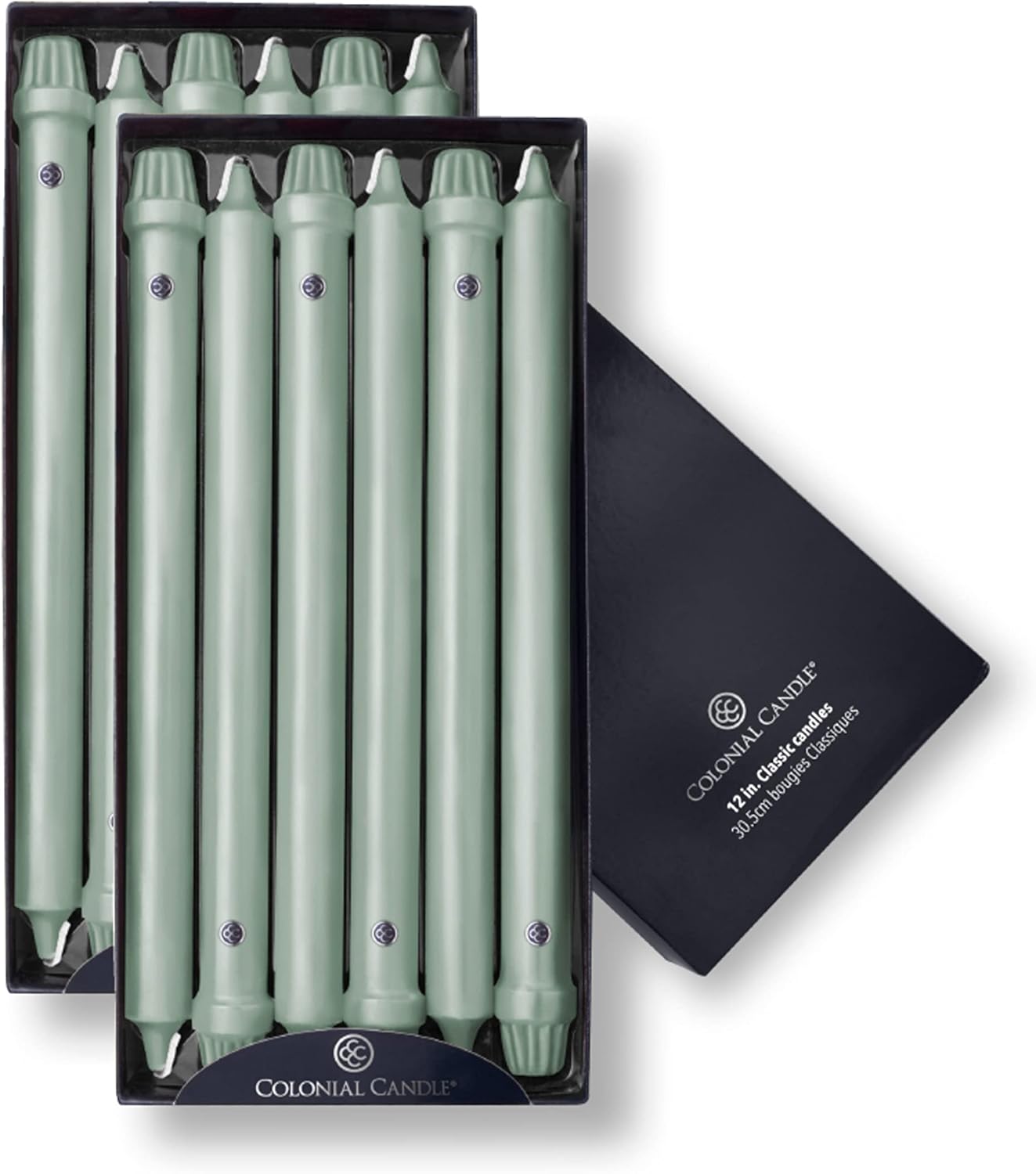 Elegant Colonial Green Taper Candles for Any Occasion