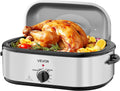 VEVOR Roaster Oven 20QT Electric Roasting Pan - Fast, Even Turkey