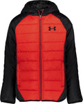 Under Armour boys Pronto Colorblock Puffer Jacket - Warm (Style 5M4B)