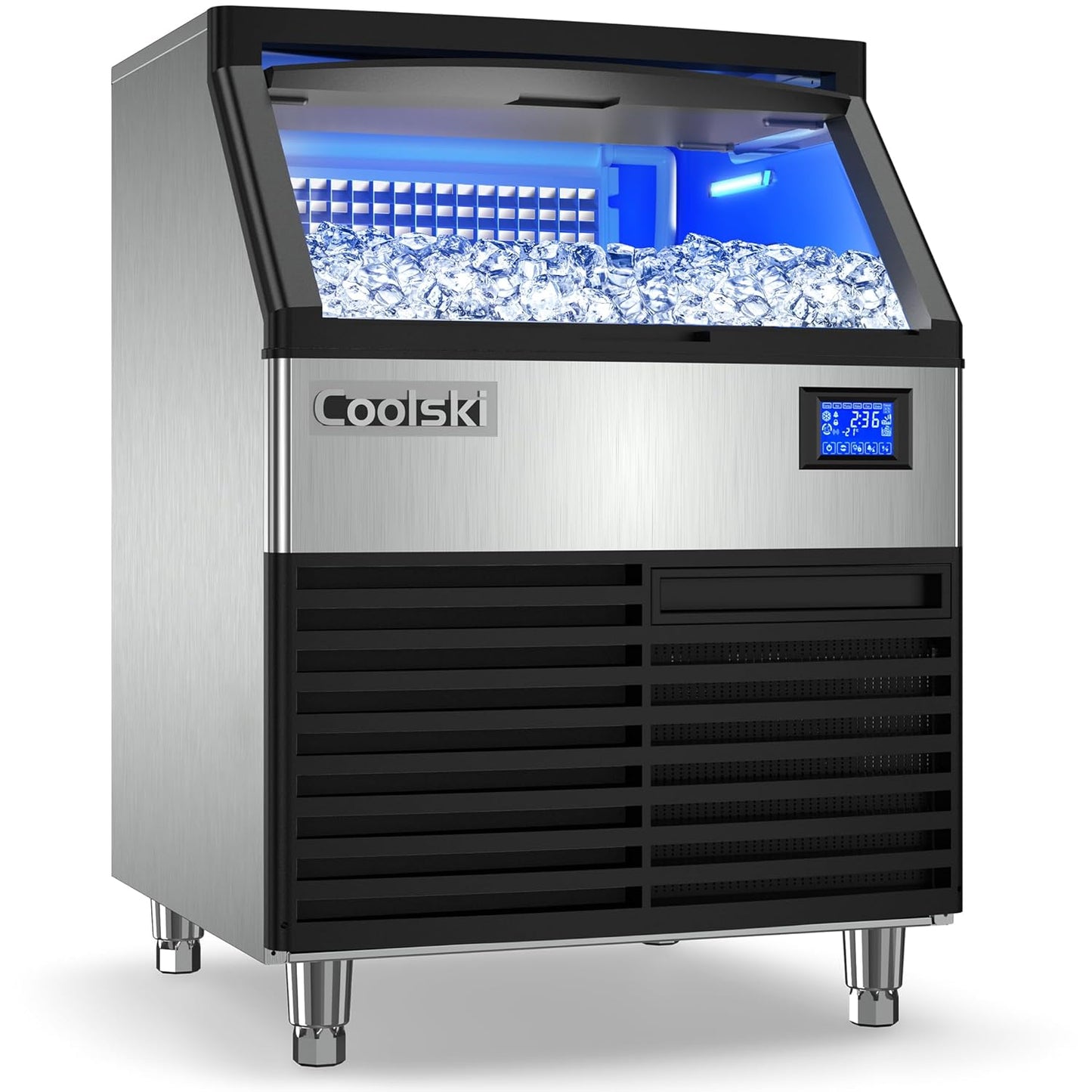 200LBS/24H Commercial Ice Maker: Coolski