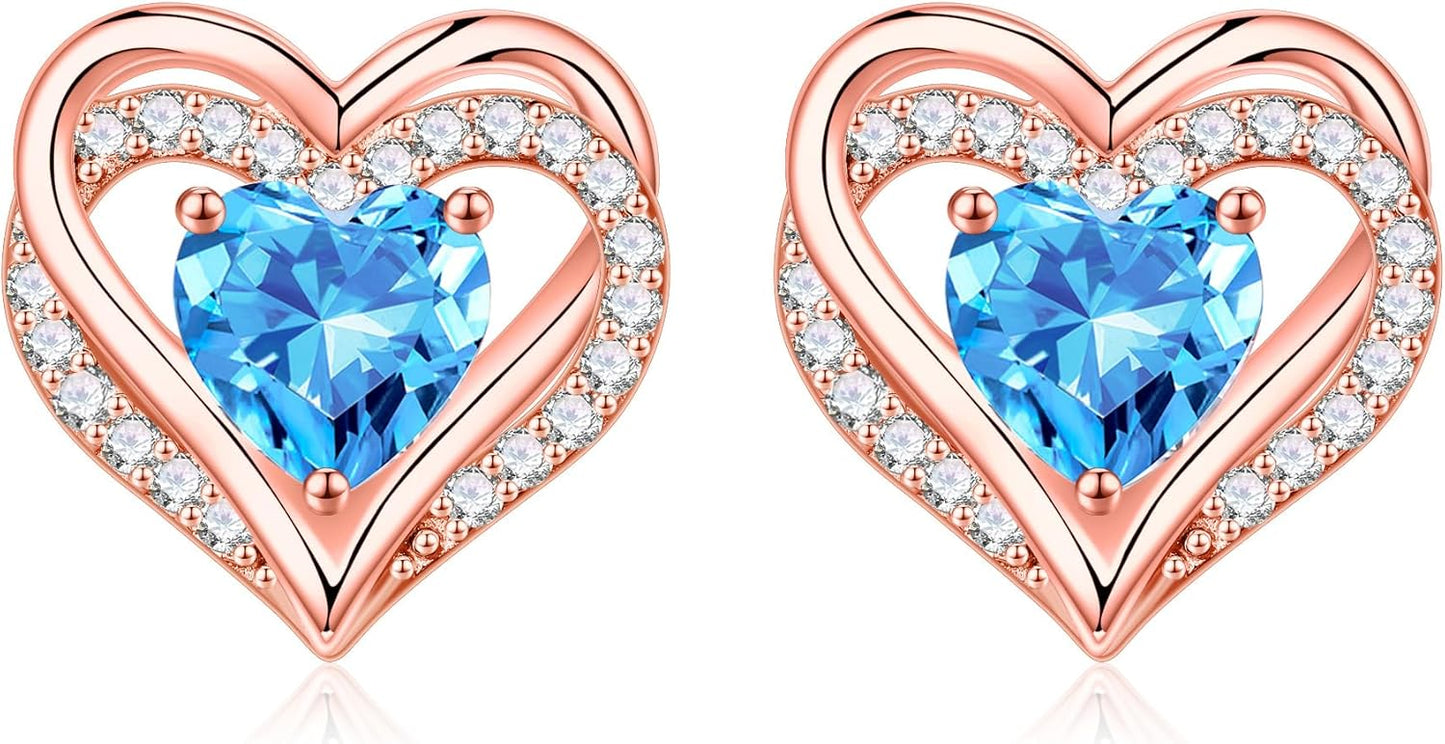 Iefil Christmas Earrings for Women - 925 Sterling Silver Gift