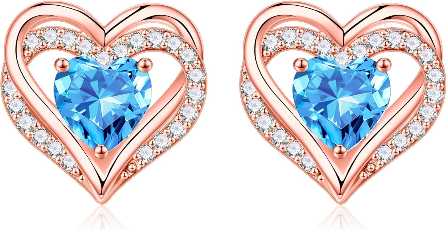 Iefil Christmas Earrings for Women - 925 Sterling Silver Gift