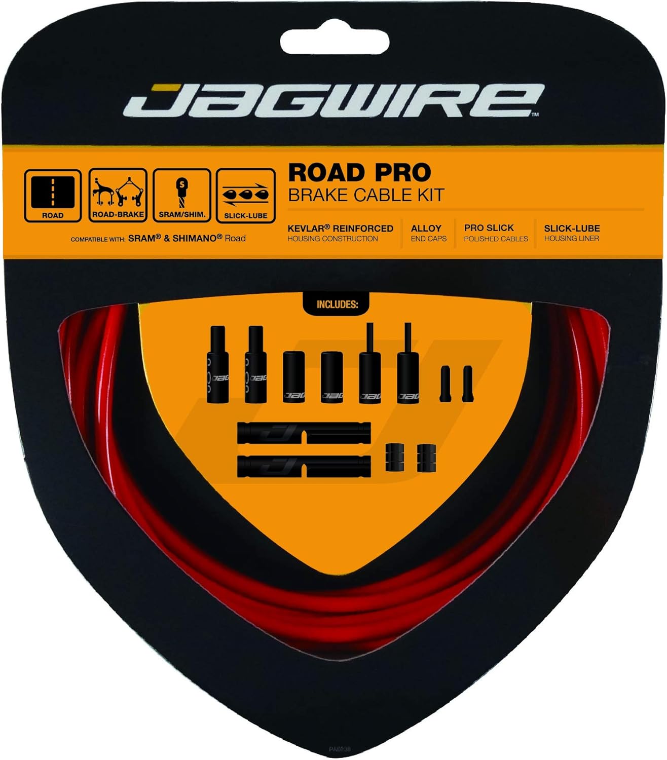 Jagwire JCK204 Pro Road Brake Cable Kit for Shimano/SRAM Bikes