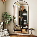 Full-Length Arch Floor Mirror 71x30 in - Stylish Full Body Mirror