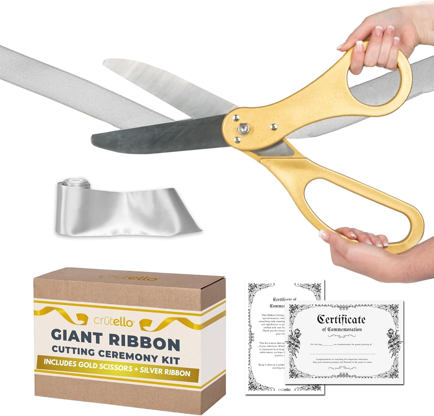 Crutello Ribbon Cutting Ceremony Kit for Unforgettable Events