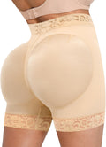 SHAPELLX Butt Lifting Shapewear Mid Waisted Shaping Shorts - Tummy