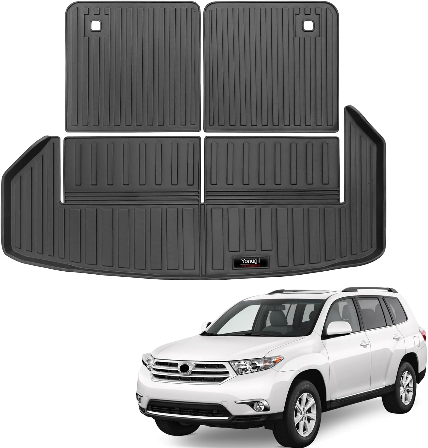 Custom Cargo Mats for 2008-2013 Toyota Highlander - All Weather