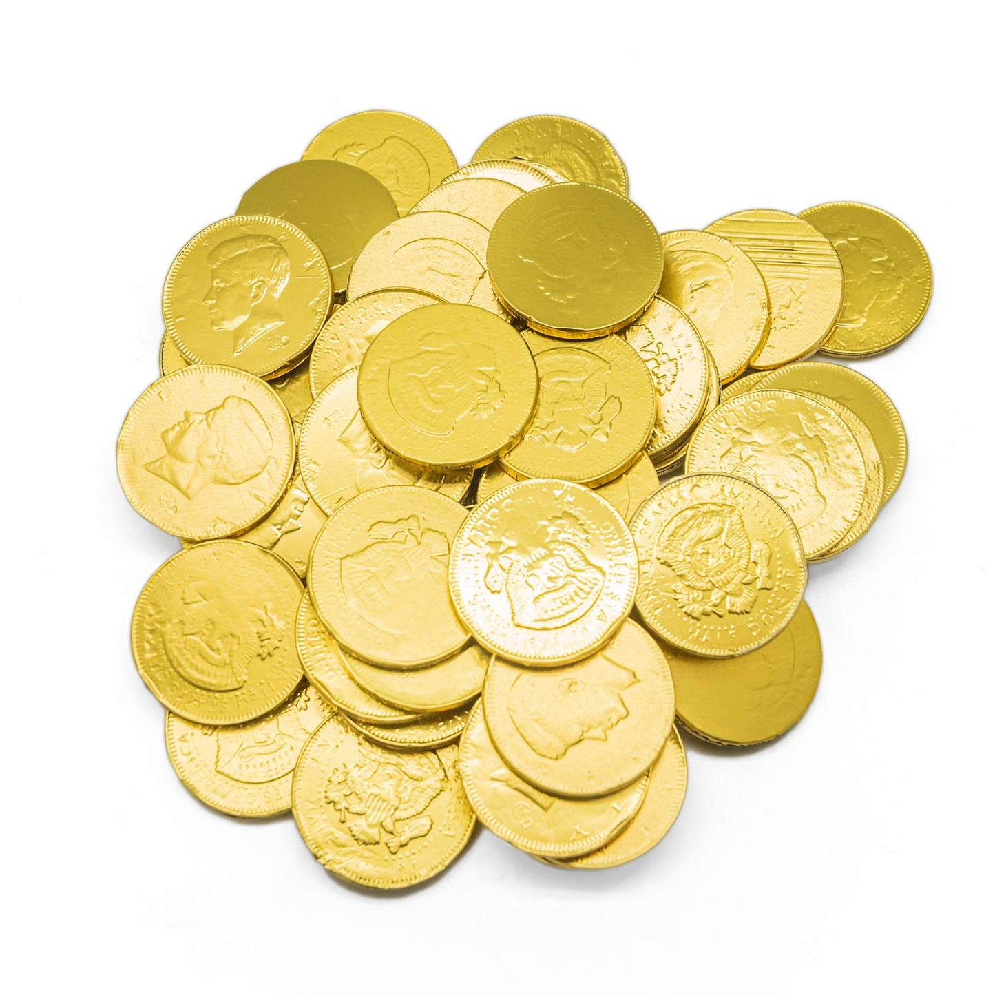 Chocolate Large Half Dollar Coins - Perfect for Celebrations