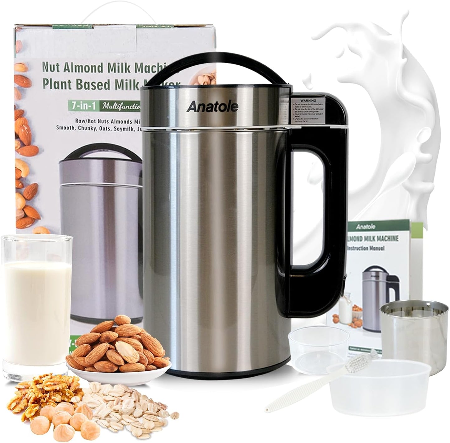 Anatole 7-in-1 Stainless Nut Milk Maker