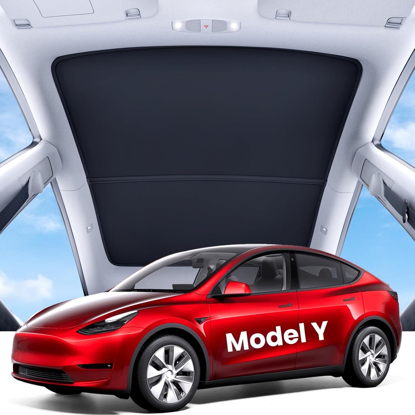 REEVAA Tesla Model Y Sunshade Roof for 2021-2025 Vehicles