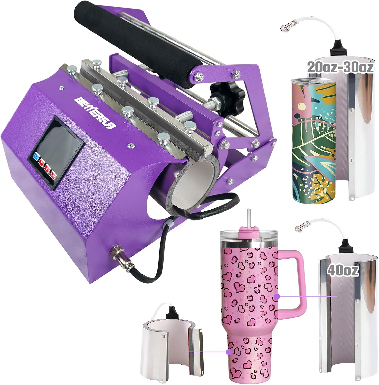 BetterSub 3in1 Tumbler Heat Press Machine for Sublimation
