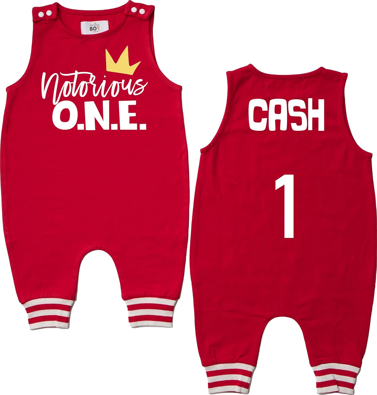 Notorious One Hip Hop Themed First Birthday Personalized Romper