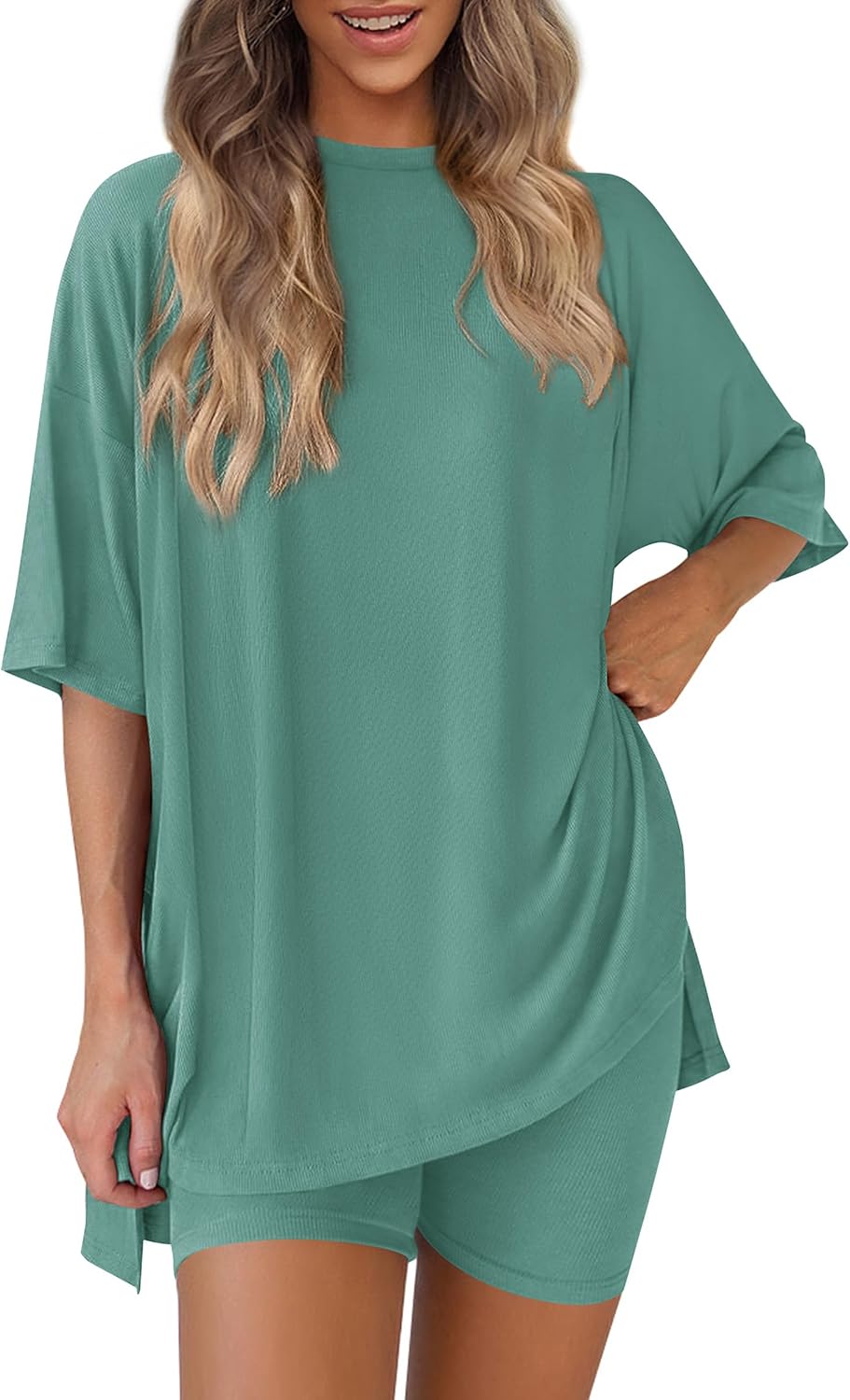 PRETTYGARDEN Women's Two Piece Lounge Set for Summer Travel