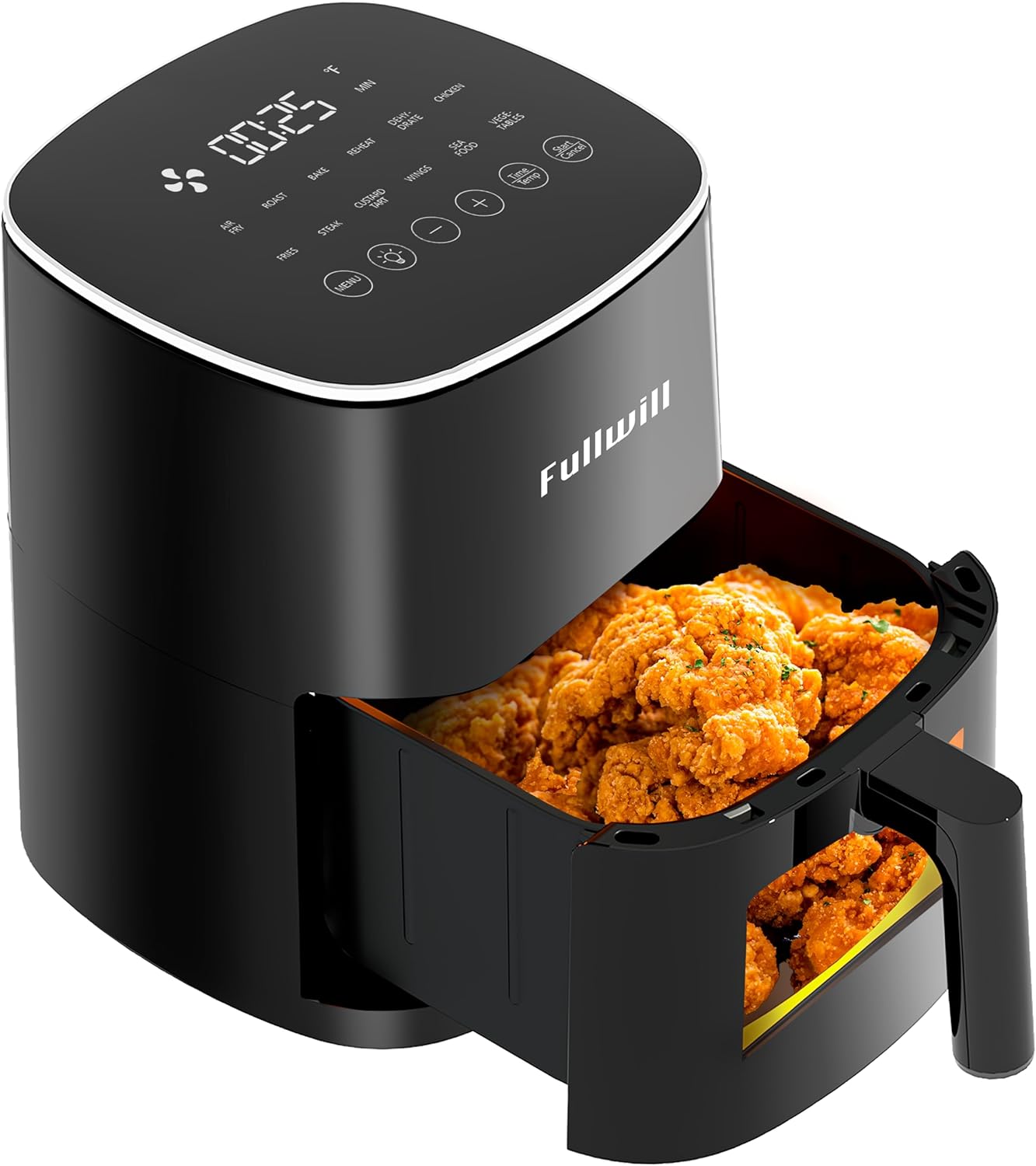 Fullwill 6QT Air Fryer: 7 Presets, 85% Less Oil