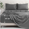 King Sheet Set Extra Deep Pocket 18-24 in 1000 TC Egyptian Cotton
