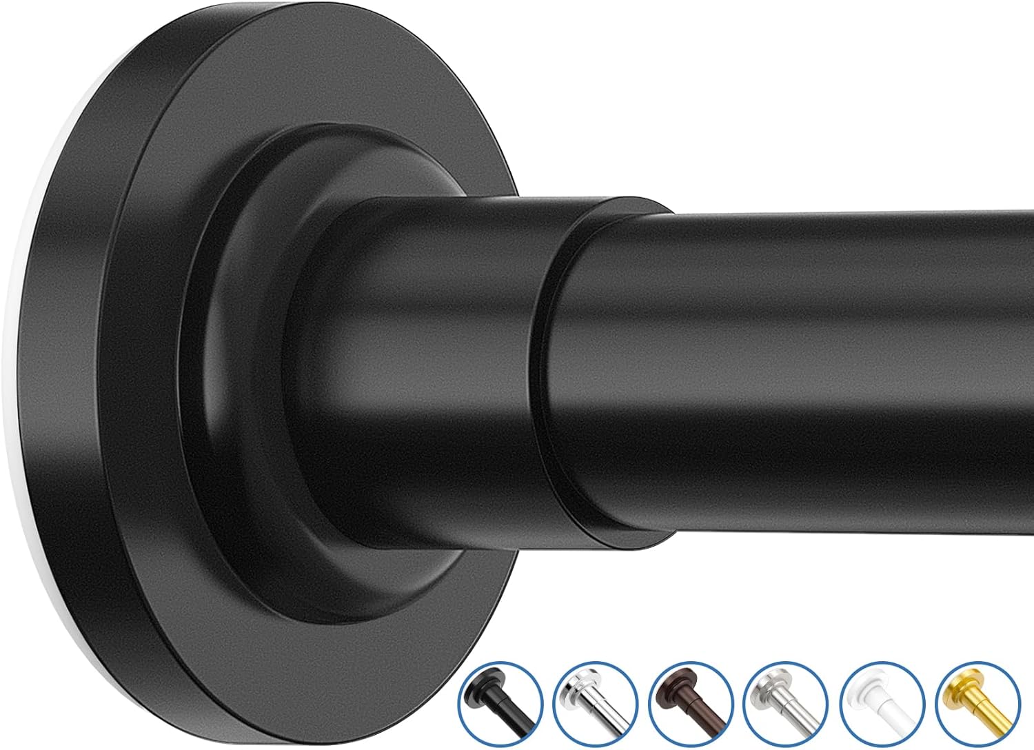 Adjustable Stainless Steel Shower Rod - No Drilling, No Rust - SUNALLY