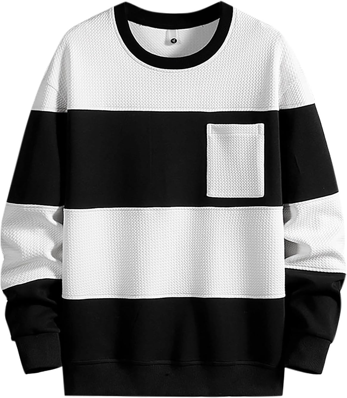 Sporty Solid Men's Sweatshirt - Cozy Style