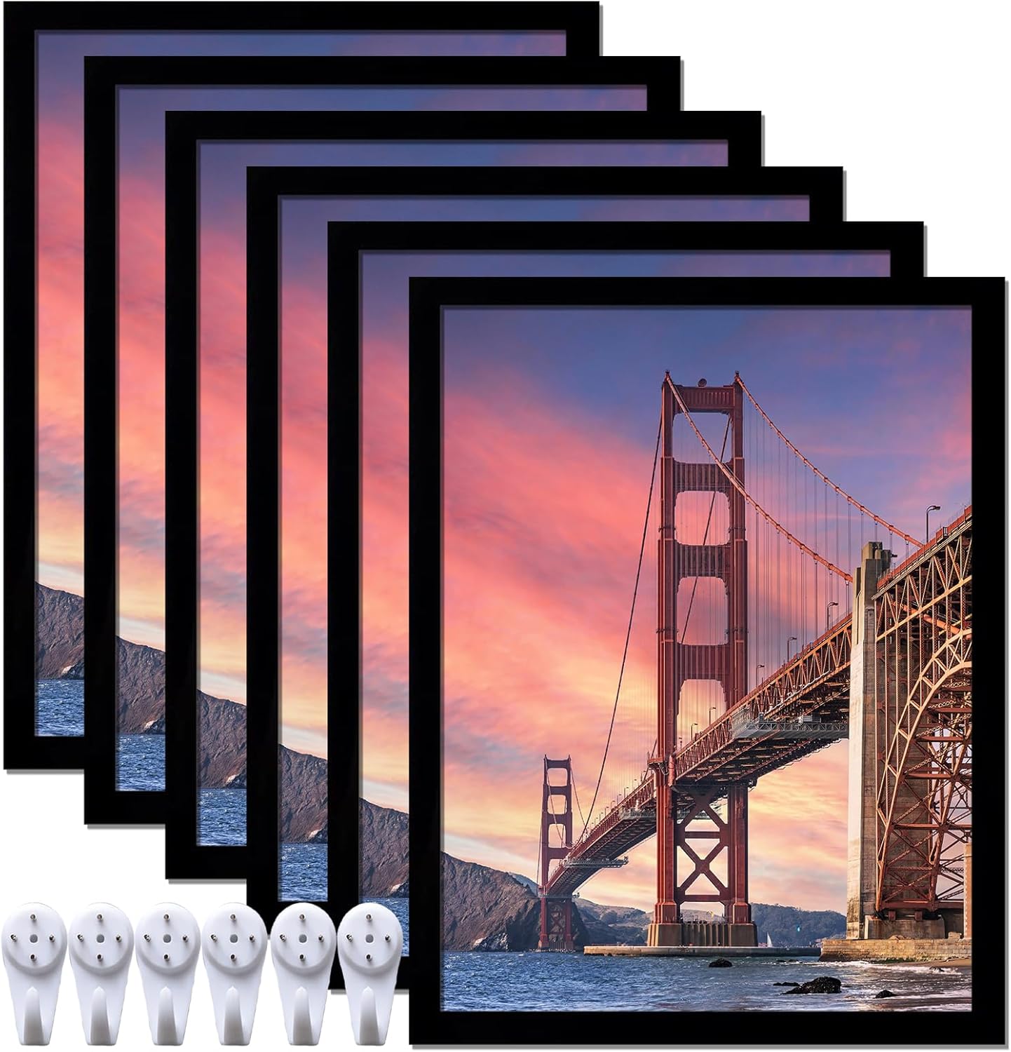17x22 Picture Frame Set for Canvas Collage and Posters