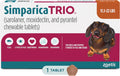 Simparica Trio Chewables 12 mg for Dogs 11.1-22 lbs - Triple Parasite