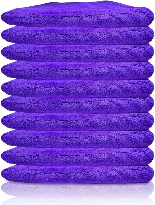 Paks 16x16 Lintless Microfiber Towels - 10-Pack