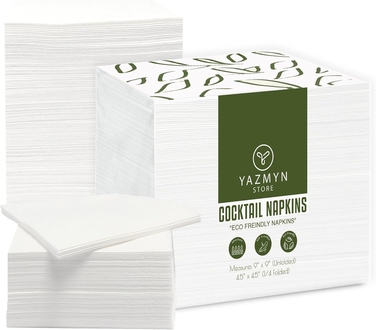 500 Pack Premium Cocktail Napkins - Versatile Party Essential!
