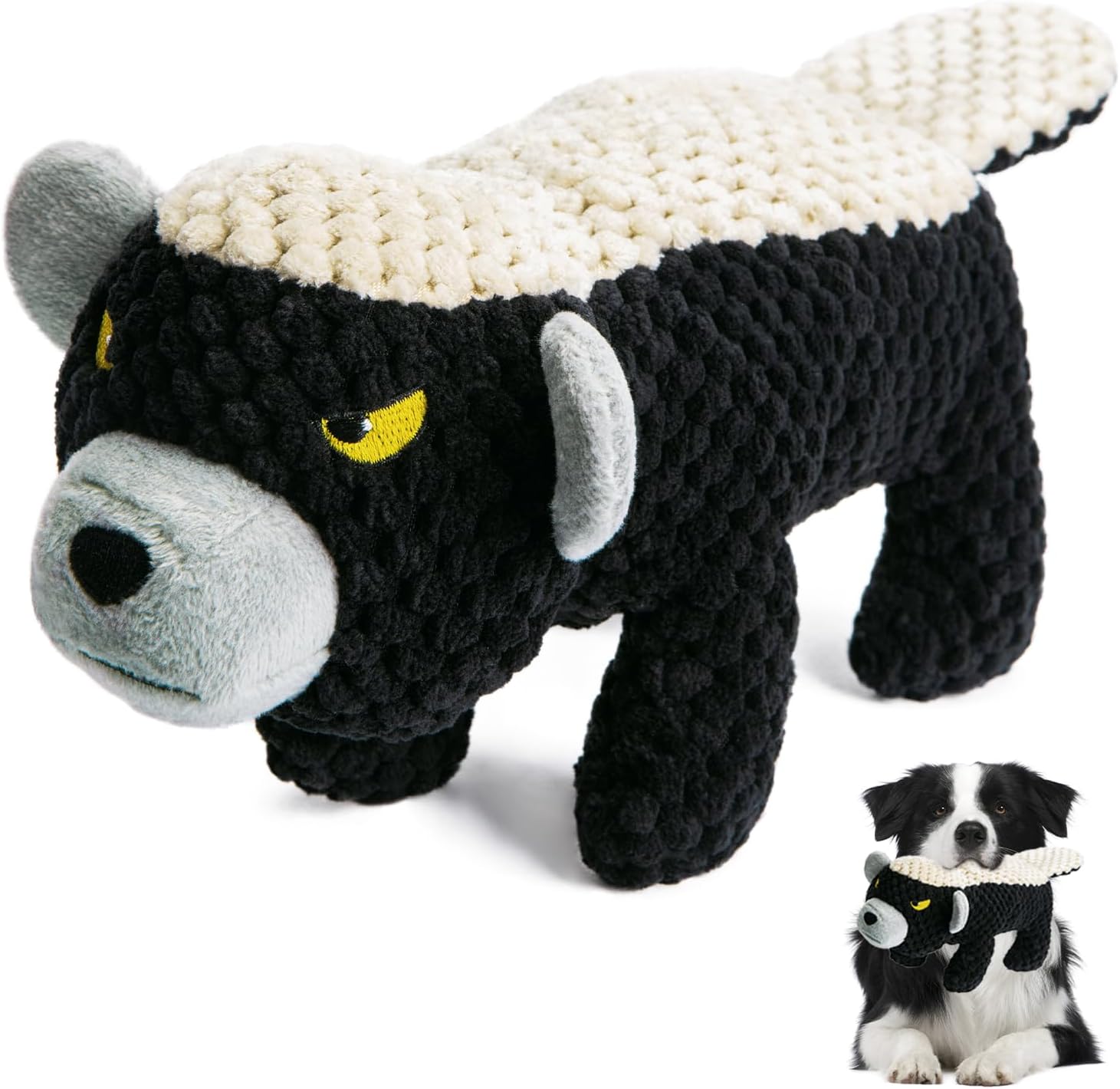 Interactive Puppy Chew Toy - Squeaky Honey Badger