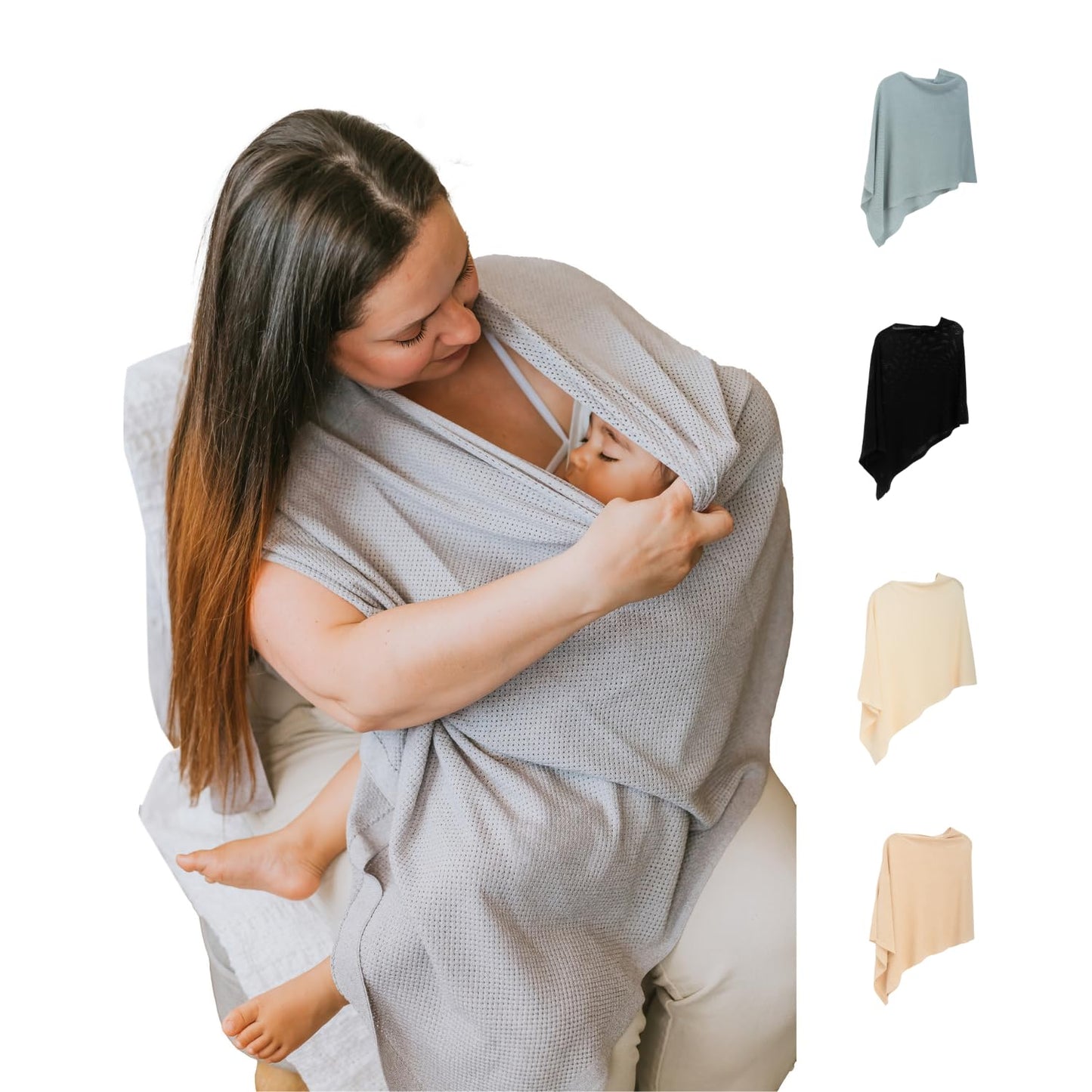 Breathable Nursing Cover Up for Breastfeeding - Privacy Cover