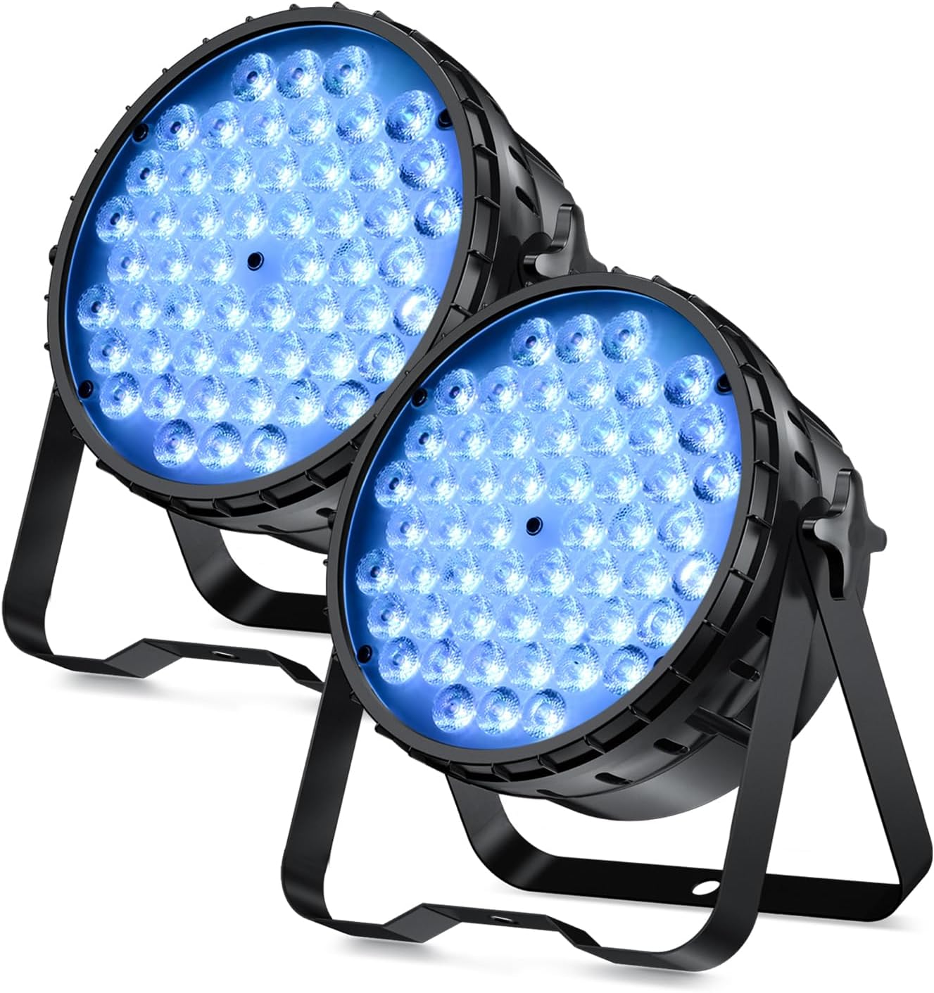 BETOPPER DJ Light 2 Pack - 54x3W LED Par Lights for Events
