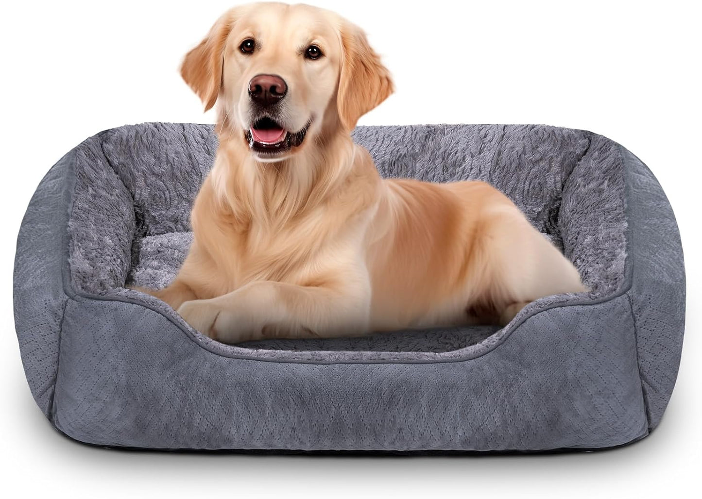 Extra Large Dog Bed - Super Soft Rectangle Pet Bed for Comfort