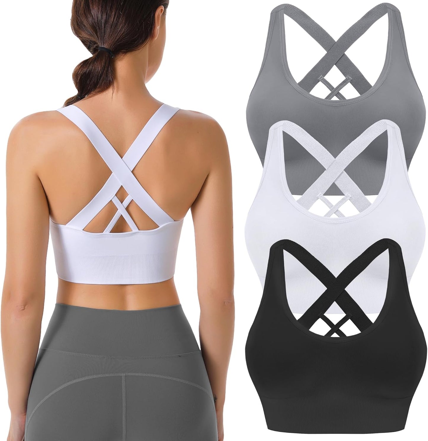 High Impact Sports Bras for Women by BLUELILY - Comfort & Style