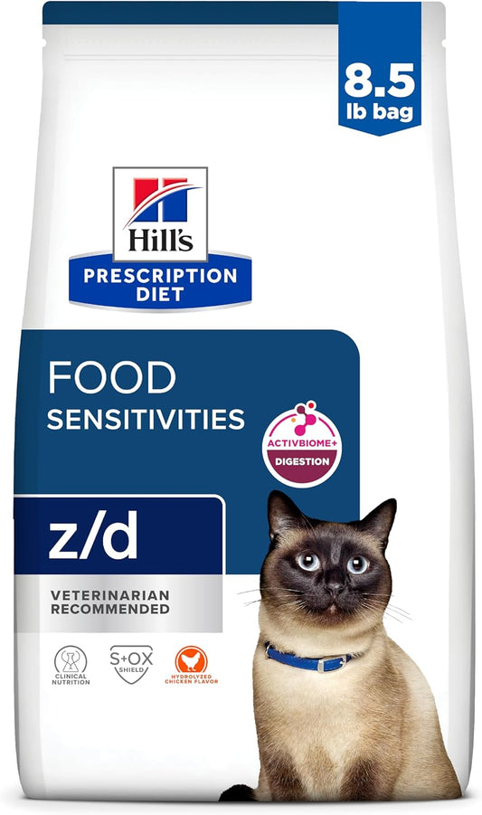 Hill's Prescription Diet z/d Hydrolyzed Dry Cat Food for Sensitivities