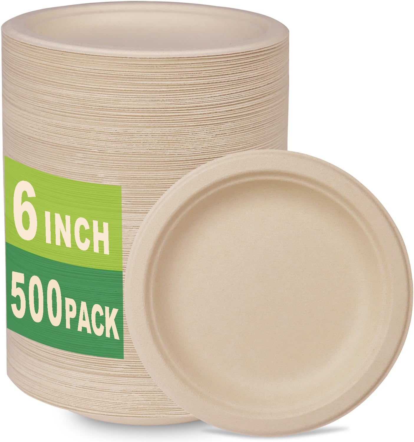 GreenWorks 500 Count 6 Small Compostable Dessert Plates Review